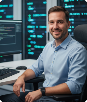 IT administrator maintaining security and compliance