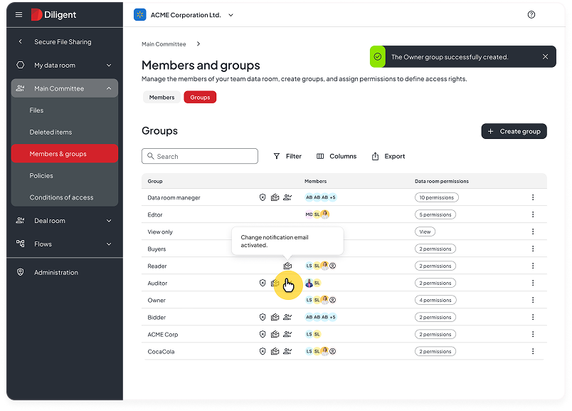 Digest email summarising uploads and updates