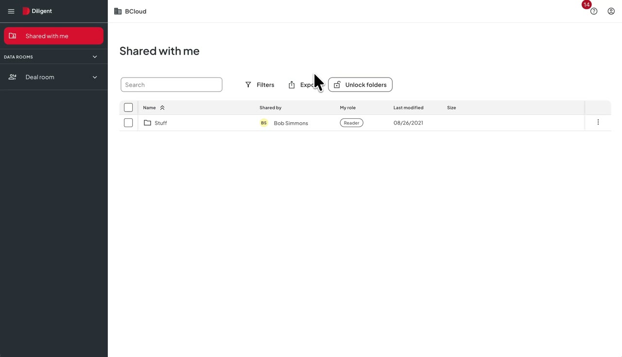 Collaborator first-access consent screen