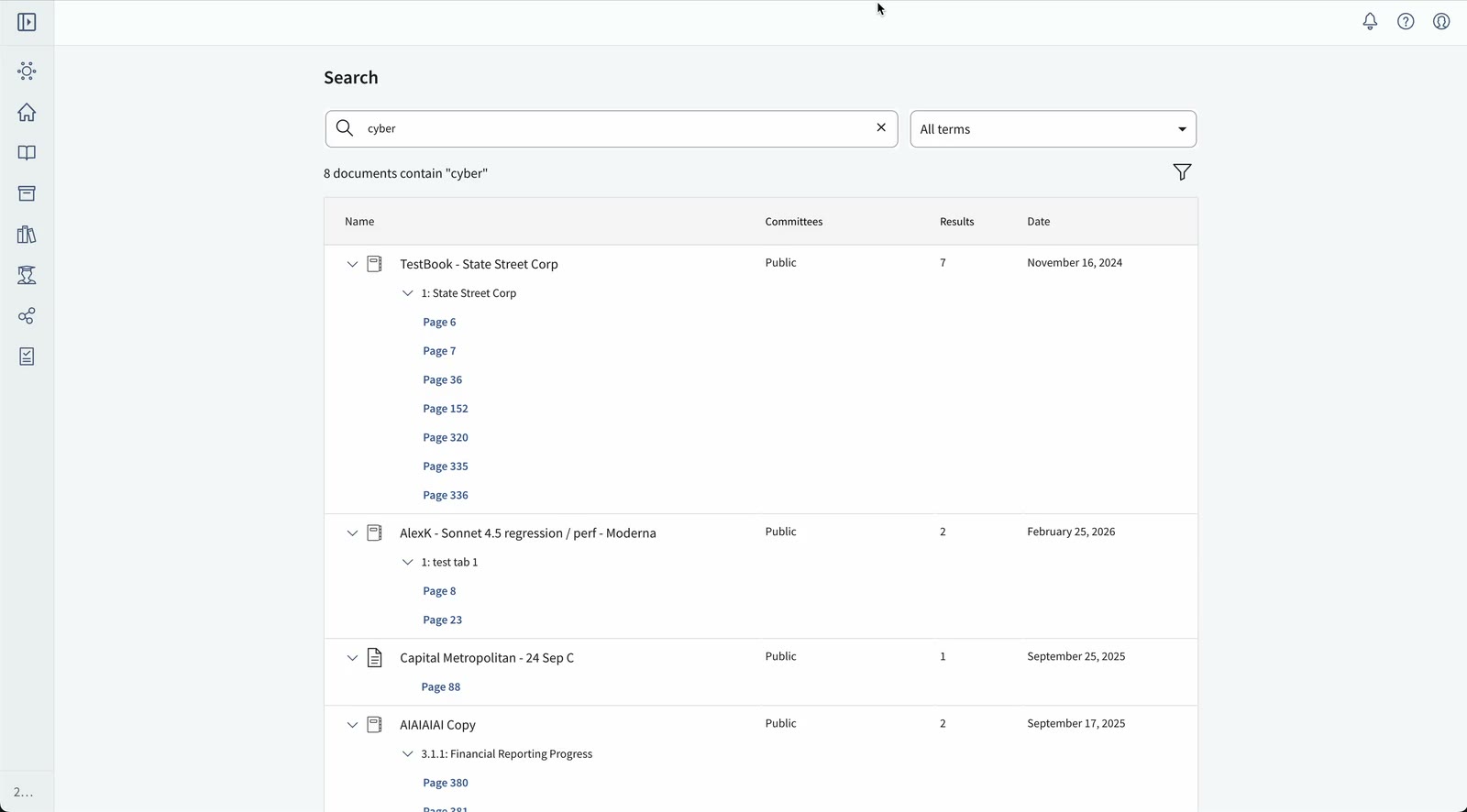 Before: filters buried in a panel, no visible active state, no one-click clear